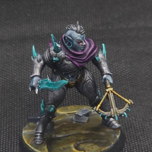 Blacktongue Assassin 1  |32 mm Scale | Tabletop | painted miniature | DnD | Dungeons and Dragons