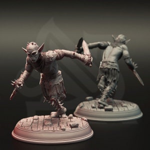Goblin Assassin |32 mm Scale | Tabletop | unpainted miniature | DnD | Dungeons and Dragons