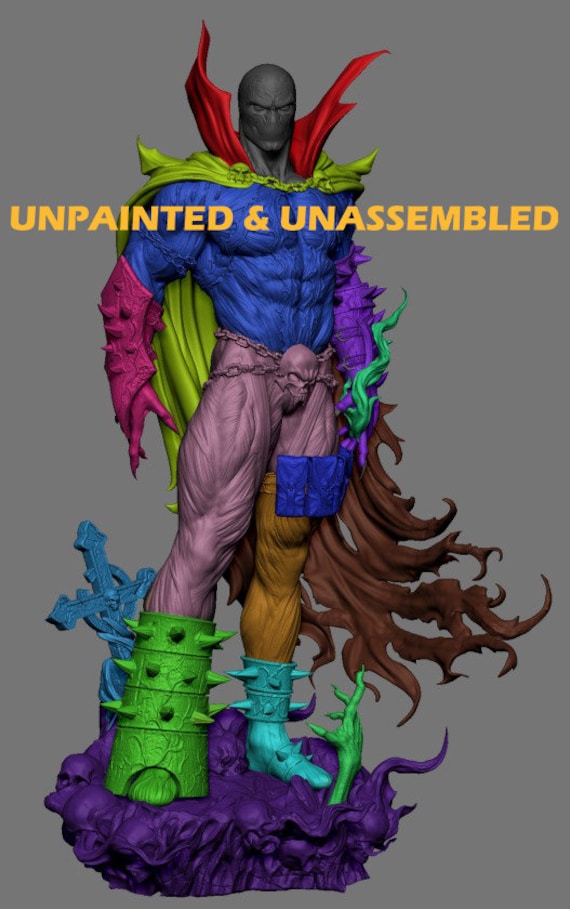 Spawn Statue |1/12 Scale| Unpainted| Unassembled Kit - Etsy