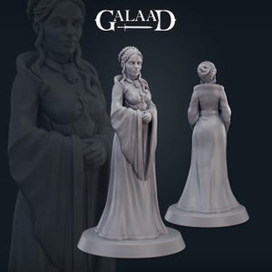 Queen | 32 mm Scale | Tabletop | unpainted miniature | DnD | Dungeons and Dragons