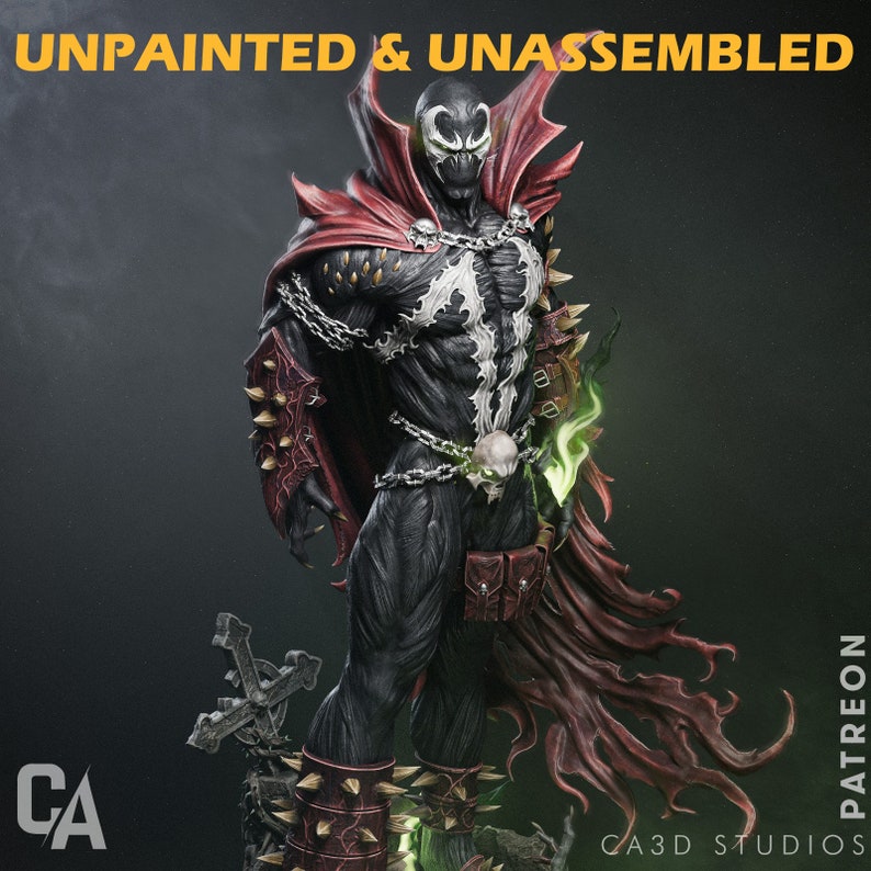 Spawn Statue |1/12 Scale| Unpainted| Unassembled Kit - Etsy