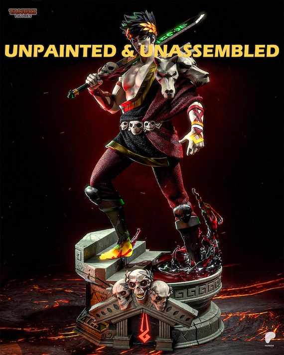 Zagreus – Hades Statue | 1/2 Scale| Unpainted| Unassembled Kit - Etsy