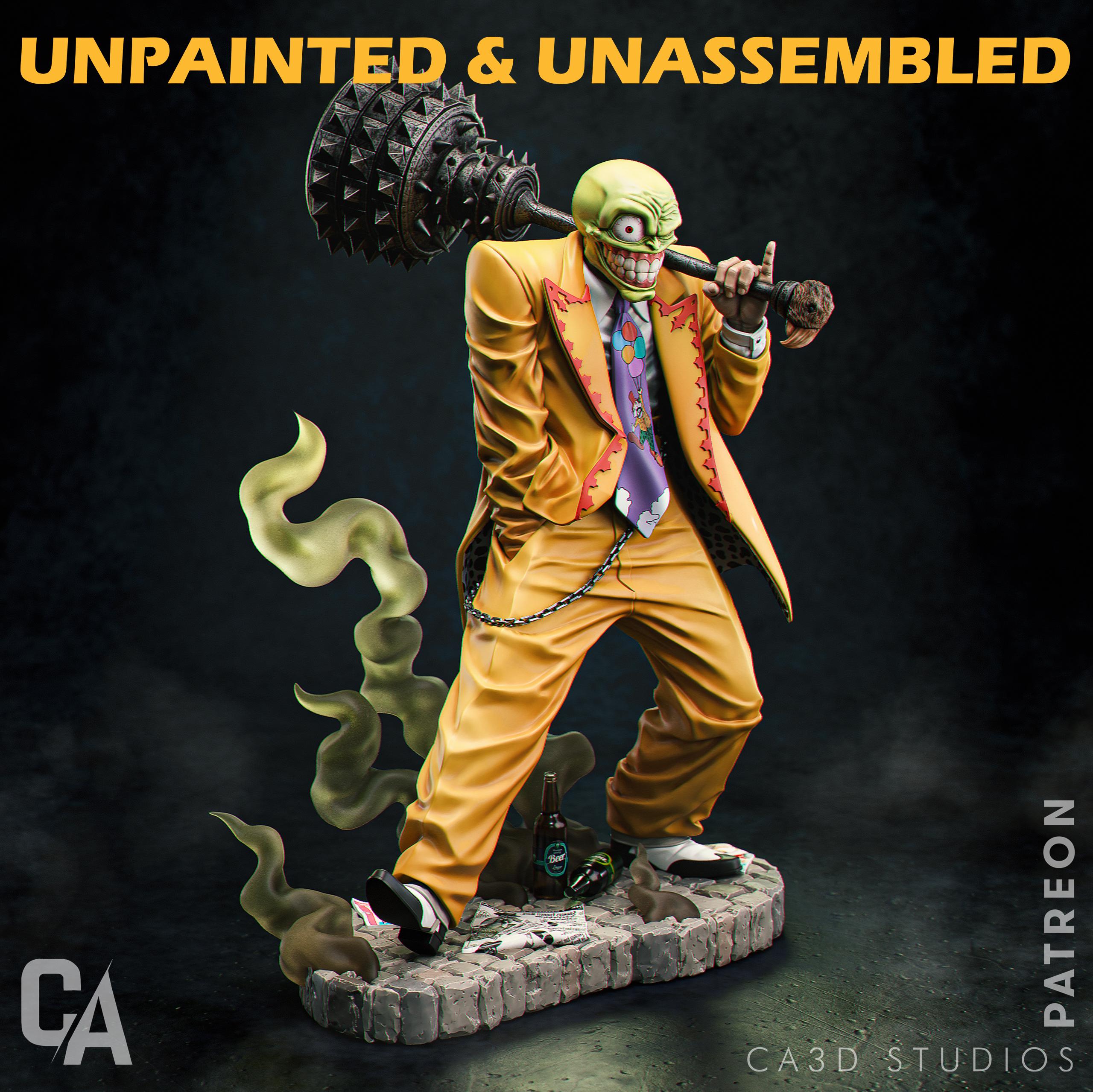 The Mask |1/12 Scale| Unpainted| Unassembled Kit - Etsy
