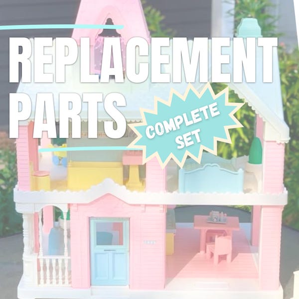 Replacement Dollhouse COMPLETE SET for Playskool Victorian Doll House | Spare Parts | TikTok Special
