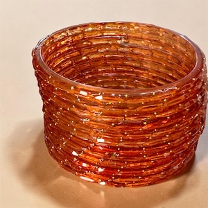 RainDrop Bangles || Orange Bangles Set of 12  || Size 2-4 || Size 2-6 || Size 2-8 || Plain and Glossy finish Bangles