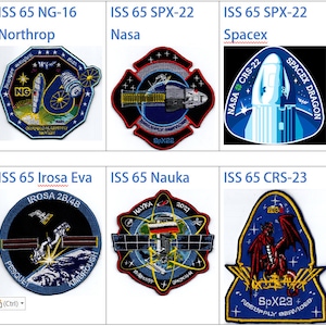 ISS 65 Expedition International Space Station Cygnus NG-16 Nasa Northrop CRS Spx-22 23 Spacex European Robotic Arm Esa Irosa Eva Nauka Patch