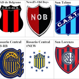 Club Atletico Colon de Santa Fe Defensores Belgrano Newell's Old Boys Rosario Central San Lorenzo Telmo Quilmes Argentina Football Patch