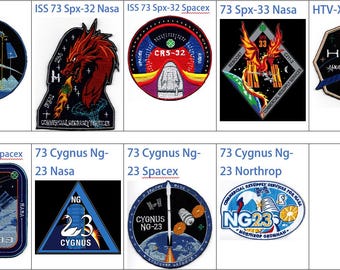 ISS Expedition 75 73 Dragon Spx-32 Spx-33 Nasa Spacex Cgnus Ng-23