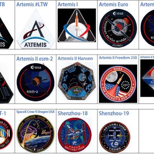 Vuelos espaciales tripulados Programa Artemis EFT-1 Orion esm-1 2 ESA II Hansen Freedom 250 Northrop Grumman SpaceX Crew-9 Shenzhou 18 19 China Patch