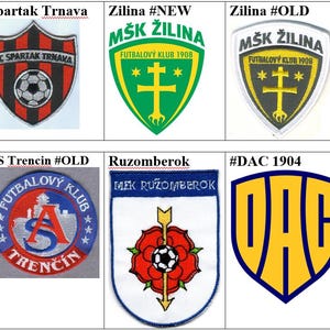 SK Slovan Bratislava FC Spartak Trnava Msk Zilina As Trencin Fk Senica Mfk Ruzomberok DAC 1904 Dunajska Streda Slowakije voetbalpatch