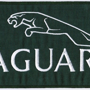 Jaguar Motor Company Automaker Car Racing Badge Iron On Embroidered Patch