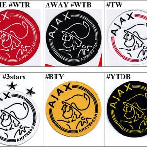 AFC Amsterdamsche Football Club Ajax Nederland-badge opstrijkbare geborduurde patch