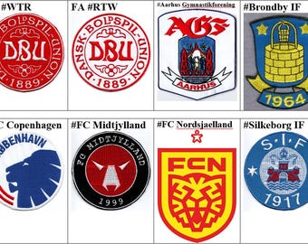 Danish Football Association DBU Denmark Aarhus Gymnastikforening Brondby IF FC Copenhagen Midtjylland Nordsjaelland Silkeborg Football Patch