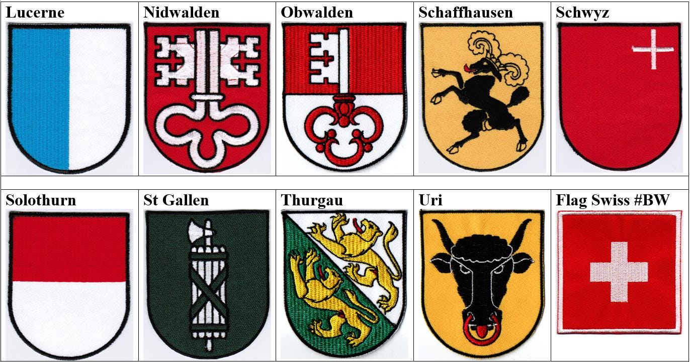 Canton Lucerne Nidwalden Obwalden Schaffhausen Schwyz Solothurn St
