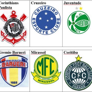 ボタフォゴ クルベ ナウティコ カピバリベ クルゼイロ エスポルテ ユベントゥード ビトリア フォルタレザ グレミオ バルエリ ミラッソル コリチーバ ブラジル サッカー パッチ