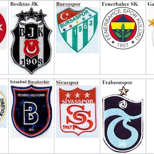 Turkey National Galatasaray SK Fenerbahce Besiktas JK Trabzonspor Istanbul Basaksehir FK Bursaspor Genclerbirligi Sivasspor Football Patch