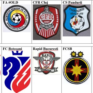 Romania National CFR Cluj Cs Pandurii Targu Jiu Universitatea Craiova FC Astra Giurgiu Botosani Rapid Bucuresti FCSB Football Patch