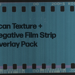 Skanna textur och negativ filmöverläggspaket | Adobe Photoshop | Adobe Illustrator