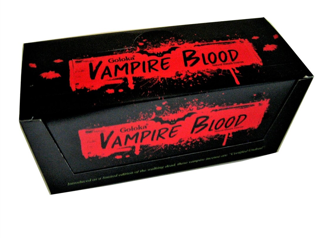 Vampire Blood Incense Goloka 12 X 15 Grams - Etsy