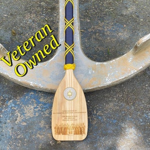 Going Away Gift Paddle Gift Retirement Gift Change of Command Navy Marine Corps Army Air Force Space Force Coast Guard Award Veteran Owned