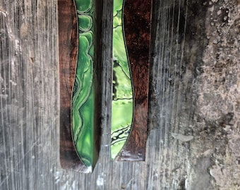 Twisted Koa™ "Neon Kelly Green" Pen Blank