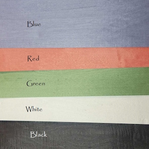 Best Deal -7 PC Set - 39.5x6 Free Shipping Dyed Maple Veneer- Select Color