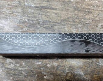 Twisted Wenge™  "Black on Black" Pen Blank
