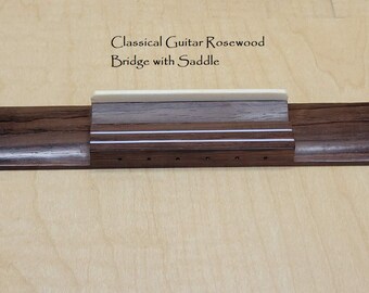 Classical Guitar Bridge  - Rosewood