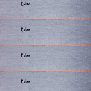 Best Deal -7 PC Set - 39.5x6 Free Shipping BLUE Dyed Maple Veneer