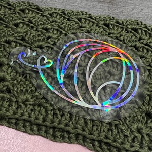 Yarn Lovers Window Cling Rainbow Suncatcher