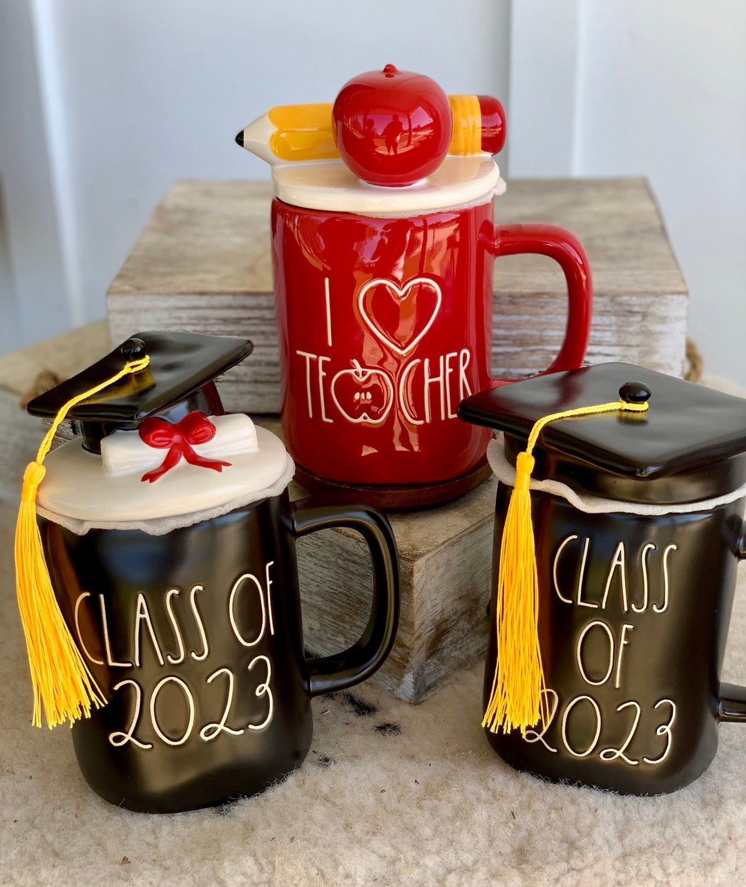 Rae Dunn Graduation Mug Graduation Gift Rae Dunn Cap N Gown Etsy