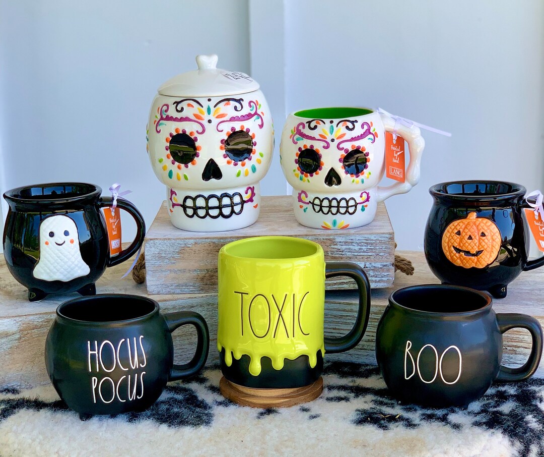 Rae Dunn Halloween Mug Rae Dunn Toxic Mug Lang Halloween Mug Etsy