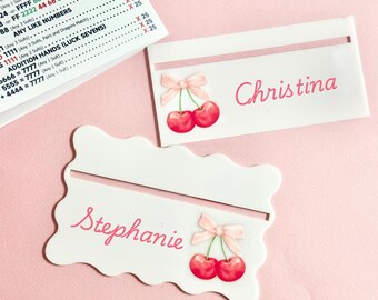Accessori Mahjong personalizzati Trova linee Mahjong Cherry Set regalo Mahjong personalizzato Regalo per amanti del Mahjong Souvenir del torneo di Mahjong