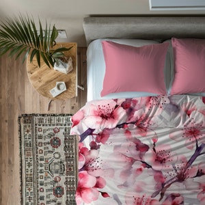Cherry blossom crib bedding set hotsell