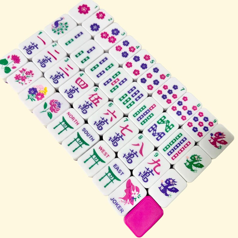 pool mahjong tile set