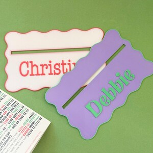Lector de líneas de Mahjong, accesorios de Mahjong personalizados, regalos de Mahjong, buscador de líneas festoneadas personalizado, regalo para amantes del Mahjong, regalo de torneo de Mahjong