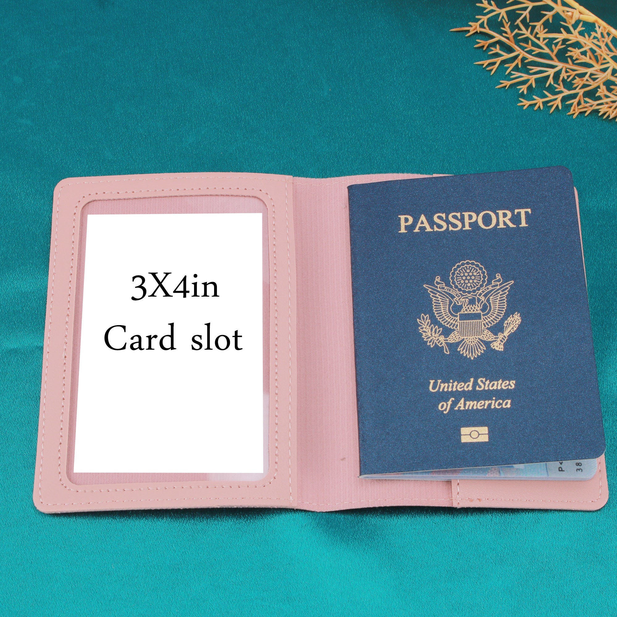 Personalized Leather Passport Holder & Personalized Luggage Tag, Bridesmaid Gifts, Honeymoon gift, Travel Set, Bride, Gifts For Her