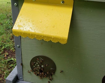 Layens Beehive Awning Visor |  Snow and Rain protection for Layens beehives