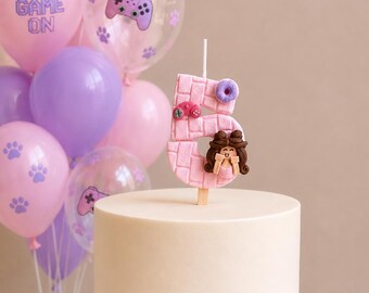 Custom Personalized Roblox Birthday Candle Roblox Party