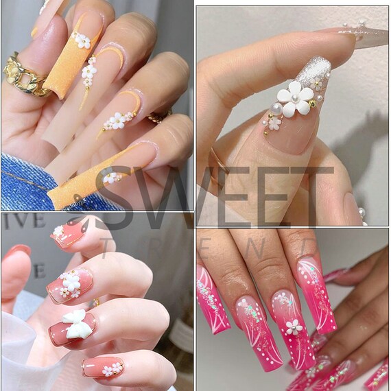 Nail Art/flower Nail Charms / Nail Decor /nail Art 