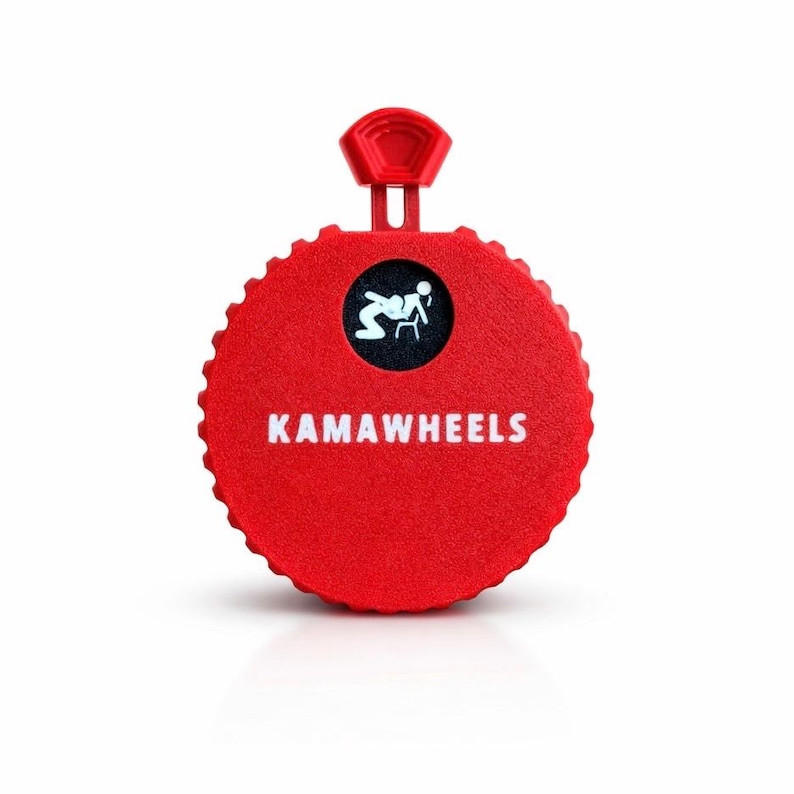 Kamawheels Love Spinner | Couples Game Wheel | Romantic Date Night Game | 3D Printed Gift for Couples | Fun Relationship Game Red