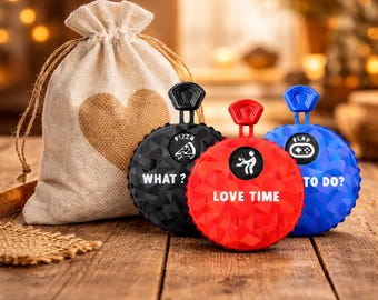 Couples Decision Wheel Set Date Night Game for Adults Romantic & Funny Relationship Gift  Anniversary, Valentine’s, Newlywed Present