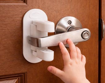 Door locker set of 2 soft door locker for kids safety door stopper for nursing home keeps doors open
