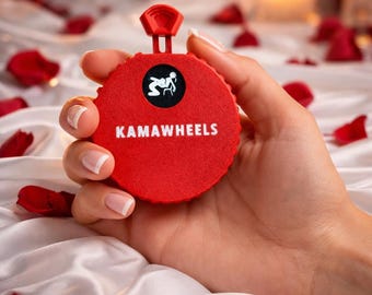 Date Night Spinner Gift for Couples – Romantic Bedroom Game Anniversary Gift – 3D Printed Handmade in USA KAMAWHEELS