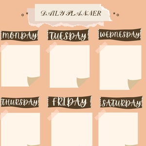 Digital Printable Planner