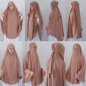 Instan Hijab / with Niqab / Instan Khimar / Instan Hijab for Muslim Women, Niqab Veil / Hijab for muslim women