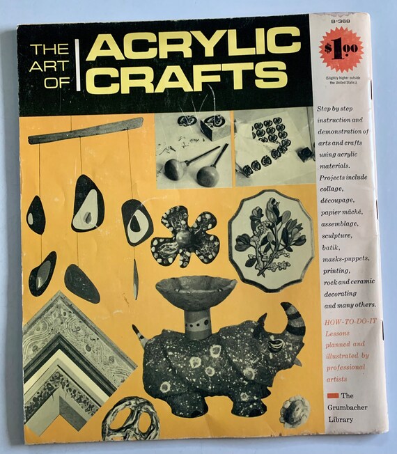 On Sale the Art of Acrylic Painting Vintage Craft Book 