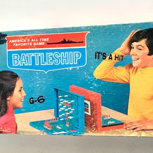 Vintage Board Game Battleship 1967 Milton Bradley Family Game
