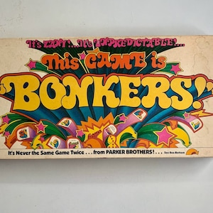 Vintage This Game is Bonkers! Game from Parker Brothers