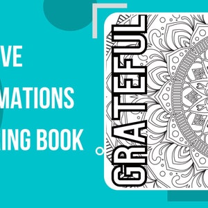 Positive Affirmations Coloring Book
